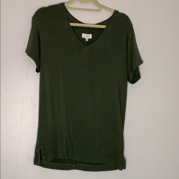 Lou & Grey Oversized casual T-Shirts bundle of 2 women’s size xs green blue set - Picture 5 of 8